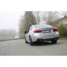 Fox Sportauspuff koncový tlumič výfuku s koncovkou 2x80 Typ 12 na obou stranách pro BMW řada 3 F30, F31