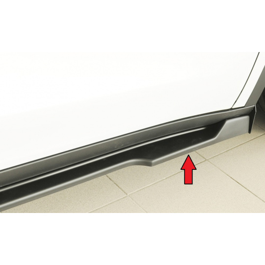 Rieger spoiler pod boční práh mont. strana pravá pro Tesla Model Y 003, r.v. 03/20-, plast ABS bez povrchové úpravy