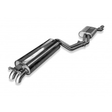 Fox Sportauspuff poloviční výfukový systém od katalyzátoru s koncovkou 2x55 Typ 26 pro Mercedes 123 s motorem 2.3 l, pro 4válcové motory Fox Sportauspuff poloviční výfukový systém od katalyzátoru s koncovkou 2x55 Typ 26 pro Mercedes 123 s motorem 2.3 l, pro 4válcové motory