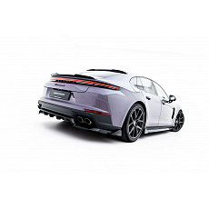 Maxton Design spoiler pod zadní nárazník s žebrováním pro Porsche Panamera 4 972, 4 E-Hybrid 972, 4S E-Hybrid 972, 972, černý lesklý plast ABS Maxton Design spoiler pod zadní nárazník s žebrováním pro Porsche Panamera 4 972, 4 E-Hybrid 972, 4S E-Hybrid 972, 972, černý lesklý plast ABS