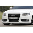 Rieger spoiler pod přední nárazník pro Audi A4 B8, B81 avant, sedan před faceliftem, r.v. 11/07-12/11, plast ABS bez povrchové úpravy, S-Line