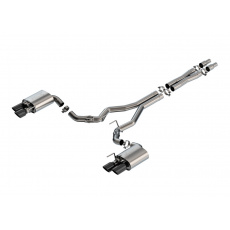 Borla Cat-Back výfukový systém "ATAK" pro Ford Mustang GT 5.0L V8, automat/manual, RWD, 2-dveř., s Active Exhaust, r.v. 2024-, typ koncovek: černé Borla Cat-Back výfukový systém "ATAK" pro Ford Mustang GT 5.0L V8, automat/manual, RWD, 2-dveř., s Active Exhaust, r.v. 2024-, typ koncovek: černé