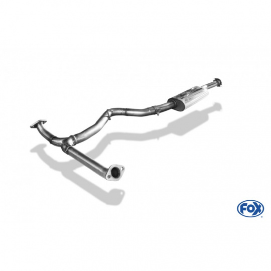 Fox Sportauspuff přední díl s tlumičem pro Subaru Impreza GJ 2016- s motorem 2.5 Fox Sportauspuff přední díl s tlumičem pro Subaru Impreza GJ 2016- s motorem 2.5