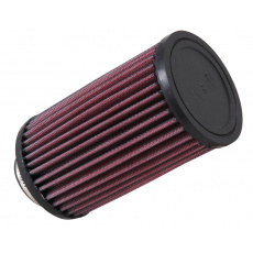 K&N univerzální kulatý filtr se vstupem 44 mm a výškou 152 mm, gumový vrchlík