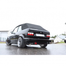 Fox Sportauspuff koncový tlumič výfuku s koncovkou 1x63,5 Typ 10 vyvedená vlevo pro Volkswagen Golf I s motorem 1.8