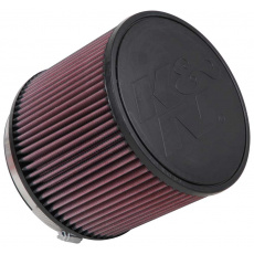 K&N univerzální kulatý filtr se vstupem 152 mm a výškou 152 mm, gumový vrchlík