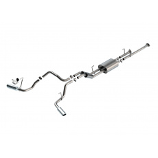 Borla Cat-Back výfukový systém "S-Type" pro Toyota Tundra 4.6L / 5.7L V8 automat, 2WD/4WD r.v. 2009-2021, barva koncovek: chromové Borla Cat-Back výfukový systém "S-Type" pro Toyota Tundra 4.6L / 5.7L V8 automat, 2WD/4WD r.v. 2009-2021, barva koncovek: chromové