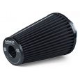 Raemco univerzální vzduchový filtr o délce 200 mm černý se vstupem 77 mm s možností redukce na 70 nebo 63 mm