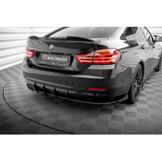 Maxton Design "Street Pro" boční difuzory pod zadní nárazník s křidélky pro BMW řada 4 F36, plast ABS bez povrchové úpravy