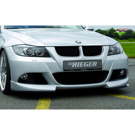 Rieger přední nárazník pro BMW řada 3 E90, E91 sedan, touring před faceliftem, plast ABS bez povrchové úpravy, pro vozy s ostřikovači světlometů a parkovacím asistentem (PDC)