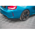 Maxton Design boční difuzory pod zadní nárazník ver.2 pro BMW M2 F87, černý lesklý plast ABS