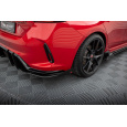 Maxton Design křidélka bočních difuzorů zad. nárazníku pro Honda Civic Mk11 Type-R, černý lesklý plast ABS