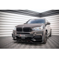 Maxton Design spoiler pod přední nárazník ver.2 pro BMW X5 F15, černý lesklý plast ABS, M-Pack