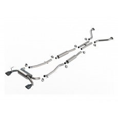 Borla Cat-Back výfukový systém "S-Type" pro Nissan 350Z 3.5L V6 automat/manual, RWD, Coupe/Convertible, r.v. 2003-2008, typ koncovek: černé Borla Cat-Back výfukový systém "S-Type" pro Nissan 350Z 3.5L V6 automat/manual, RWD, Coupe/Convertible, r.v. 2003-2008, typ koncovek: černé