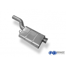 Fox Sportauspuff středový tlumič pro Audi RS4 B5 s motorem 2.7