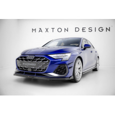 Maxton Design spoiler pod přední nárazník ver.3 pro Audi A3 8Y Facelift, černý lesklý plast ABS, S-Line / S-Line Sedan Maxton Design spoiler pod přední nárazník ver.3 pro Audi A3 8Y Facelift, černý lesklý plast ABS, S-Line / S-Line Sedan