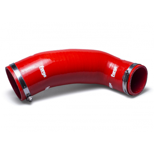 Forge Motorsport silikonová hadice sání k turbu pro VW Golf 7 GTI/Golf 7 R včetně facelift, barva silikonové hadice: Červená, Se sponami Forge Motorsport silikonová hadice sání k turbu pro VW Golf 7 GTI/Golf 7 R včetně facelift, barva silikonové hadice: Červená, Se sponami