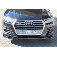 Maxton Design spoiler pod přední nárazník pro Audi Q7 Mk2 S-Line, carbon-Look
