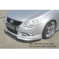Rieger lipa pod přední nárazník Rieger pro Volkswagen Eos 1F kabriolet před faceliftem, 04/06/-11/10, plast ABS bez povrchové úpravy, "bended version"