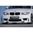 Rieger přední nárazník pro BMW řada 1 E81, E82, E88, E87 2-dvéř., 4-dvéř., kabriolet, kupé, sedan, plast ABS bez povrchové úpravy
