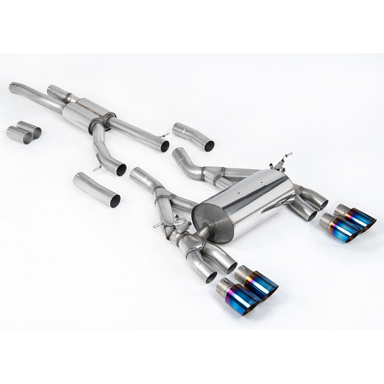 Milltek Sport výfukový systém cat-back Equal Length (nejhlasitější) pro BMW řada 4 F82/83 M4 Coupe/Convertible, M4 Competition Coupe (bez OPF) 2014-2018, titanově modré koncovky Milltek Sport výfukový systém cat-back Equal Length (nejhlasitější) pro BMW řada 4 F82/83 M4 Coupe/Convertible, M4 Competition Coupe (bez OPF) 2014-2018, titanově modré koncovky