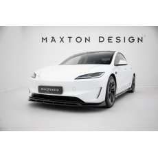 Maxton Design spoiler pod přední nárazník pro Tesla Model 3 Mk1 Project Highland Facelift, černý lesklý plast ABS, Performance Maxton Design spoiler pod přední nárazník pro Tesla Model 3 Mk1 Project Highland Facelift, černý lesklý plast ABS, Performance