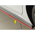 Rieger spoiler pod boční práh mont. strana levá pro Volkswagen Golf 8 GTI Clubsport 5-dvéř., r.v. 10/20-, plast ABS bez povrchové úpravy, pro originální boční prahy