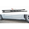 Maxton Design difuzory pod boční prahy pro Ford Mondeo Mk5 Facelift, carbon-Look