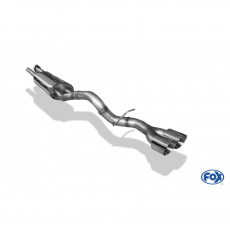 Fox Sportauspuff výfukový systém od katalyzátoru s koncovkou 2x114 Typ 25 pro Hummer H2  s motorem 6.0 l