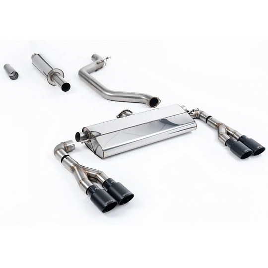 Milltek Sport výfukový systém OPF/GPF Back 80mm - s rezonátorem pro Seat Leon Cupra Leon Mk4 Hatch 300ps (s OPF/GPF) 2021-2024, Quad Cerakote Black Ovals (Require Trimming of Plastic Rear Diffuser) Milltek Sport výfukový systém OPF/GPF Back 80mm - s rezonátorem pro Seat Leon Cupra Leon Mk4 Hatch 300ps (s OPF/GPF) 2021-2024, Quad Cerakote Black Ovals (Require Trimming of Plastic Rear Diffuser)