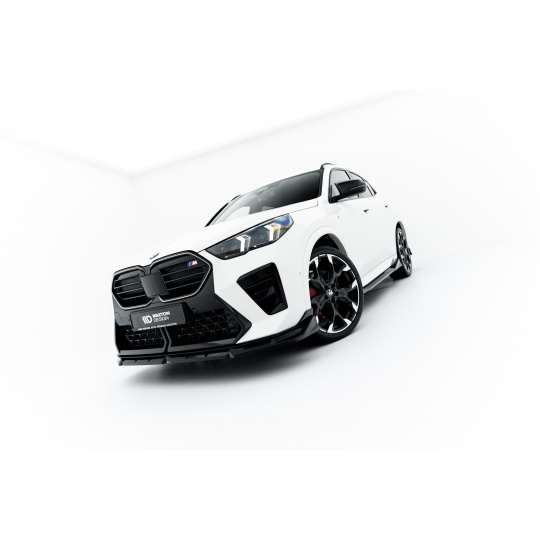 Maxton Design spoiler pod přední nárazník pro BMW X2 U10, černý lesklý plast ABS, M35i