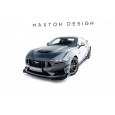 Maxton Design "Street Pro" spoiler pod přední nárazník s křidélky pro Ford Mustang Mk7 Dark Horse, plast ABS bez povrchové úpravy