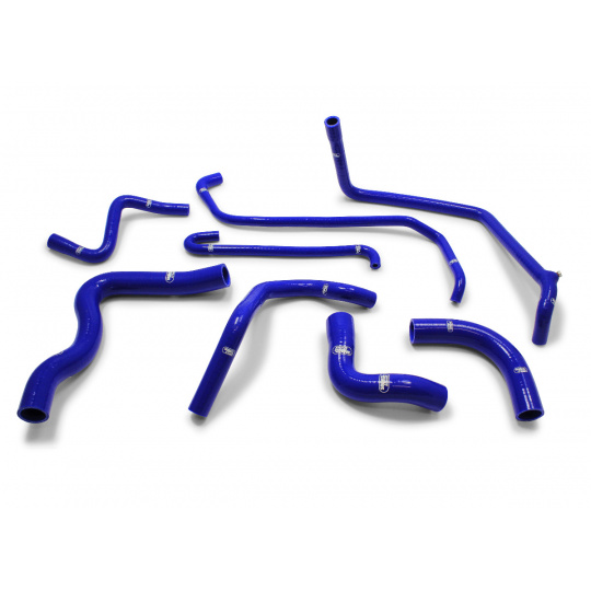 Samco Sport 8-dílná sada silikonových hadic pro vedení chladicí kapaliny pro Peugeot 205 GTi 1985 - 1992 1600/ 1900 s levostranným řízením, barva: modrá Samco Sport 8-dílná sada silikonových hadic pro vedení chladicí kapaliny pro Peugeot 205 GTi 1985 - 1992 1600/ 1900 s levostranným řízením, barva: modrá