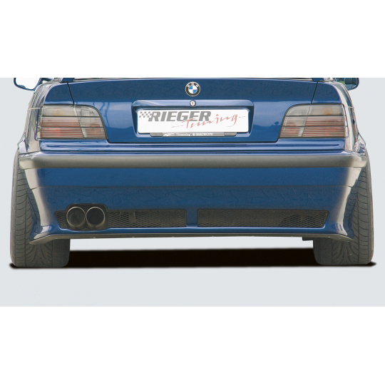 Rieger zadní nárazník pro BMW řada 3 E36 kabriolet, kupé, sedan, touring, plast ABS bez povrchové úpravy