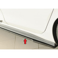 Rieger spoiler pod boční práh mont. strana levá pro Volkswagen Golf 8 GTI Clubsport 5-dvéř., 10/20-, plast ABS lakovaný do černé lesklé barvy