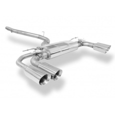 Fox Sportauspuff poloviční výfukový systém od katalyzátoru s výfukovými klapkami s koncovkou 2x100 Typ 25 na obou stranách pro Audi S3 GY 2020- s motorem 2.0 l Fox Sportauspuff poloviční výfukový systém od katalyzátoru s výfukovými klapkami s koncovkou 2x100 Typ 25 na obou stranách pro Audi S3 GY 2020- s motorem 2.0 l