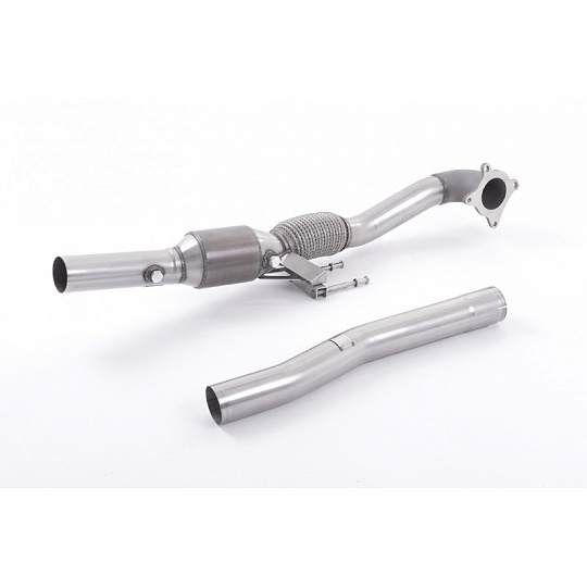Milltek Sport downpipe a Hi-Flow sportovní katalyzátor pro Volkswagen Beetle 2.0 TSI (A5 Chassis) 2011-2015 Milltek Sport downpipe a Hi-Flow sportovní katalyzátor pro Volkswagen Beetle 2.0 TSI (A5 Chassis) 2011-2015