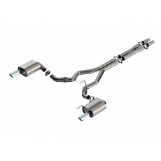 Borla Cat-Back výfukový systém "ATAK" pro Ford Mustang GT 5.0L V8, automat/manual, RWD, 2-dveř., bez aktivního výfuk. ventilu, r.v. 2024-, typ koncovek: chromové Borla Cat-Back výfukový systém "ATAK" pro Ford Mustang GT 5.0L V8, automat/manual, RWD, 2-dveř., bez aktivního výfuk. ventilu, r.v. 2024-, typ koncovek: chromové