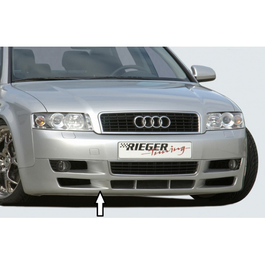 Rieger spoiler pod přední nárazník pro Audi A4 8E avant, sedan, r.v. 11/00-10/04, plast ABS bez povrchové úpravy
