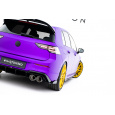 Maxton Design "Street Pro" boční difuzory pod zadní nárazník s křidélky ver.2 pro Volkswagen Golf R Mk8, Mk8 Facelift, plast ABS bez povrchové úpravy