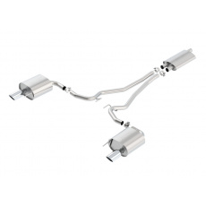 Borla Cat-Back výfukový systém s homologací EC pro Ford Mustang 2,3l EcoBoost RWD, 2-dvéř., r.v. od 2015-2020, typ koncovek: chromové Borla Cat-Back výfukový systém s homologací EC pro Ford Mustang 2,3l EcoBoost RWD, 2-dvéř., r.v. od 2015-2020, typ koncovek: chromové