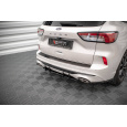 Maxton Design "Street Pro" difuzor zadního nárazníku pro Ford Kuga Mk3 ST-Line, plast ABS bez povrchové úpravy, s černou a červenou linkou
