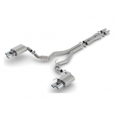 Borla Cat-Back výfukový systém "S-Type" typ 50 pro Ford Mustang GT 5,0l RWD 2-dvéř. r.v. 2018-2020, typ koncovek: chromové Borla Cat-Back výfukový systém "S-Type" typ 50 pro Ford Mustang GT 5,0l RWD 2-dvéř. r.v. 2018-2020, typ koncovek: chromové