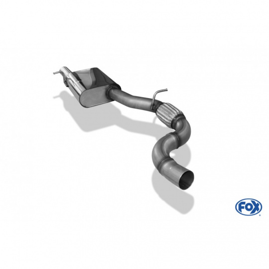 Fox Sportauspuff přední díl s tlumičem pro Volkswagen Golf VII 2013- s motorem 2.0
