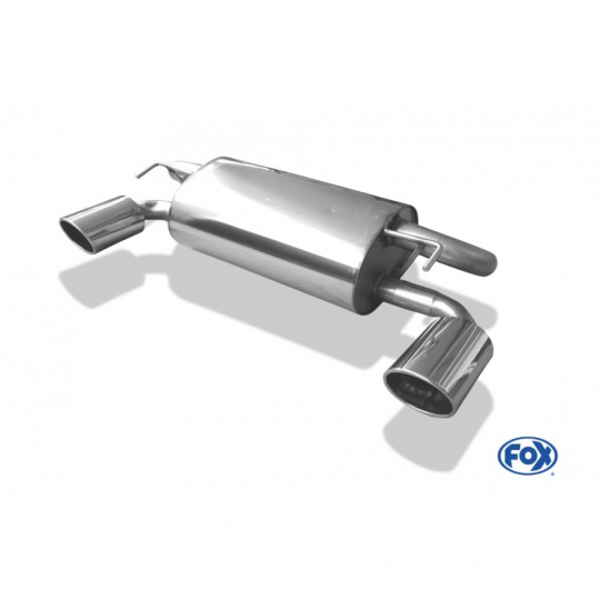 Fox Sportauspuff koncový tlumič výfuku s koncovkou 129x106 Typ 32 na obou stranách pro Nissan 370Z 2009- s motorem 3.7