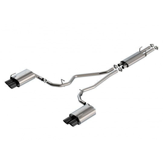 Borla Cat-Back výfukový systém "S-Type" pro Lincoln Aviator 3,0l V6 EcoBoost s automatickou převodovkou, AWD, 4-dvéř., r.v. 2020, typ koncovek: černé Borla Cat-Back výfukový systém "S-Type" pro Lincoln Aviator 3,0l V6 EcoBoost s automatickou převodovkou, AWD, 4-dvéř., r.v. 2020, typ koncovek: černé