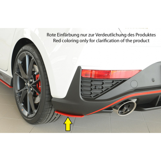Rieger spoiler pod zadní nárazník na levé straně pro Hyundai i30 N PDE 5-dvéř. (hatchback) r.v. 05/21-, plast ABS bez povrchové úpravy Rieger spoiler pod zadní nárazník na levé straně pro Hyundai i30 N PDE 5-dvéř. (hatchback) r.v. 05/21-, plast ABS bez povrchové úpravy