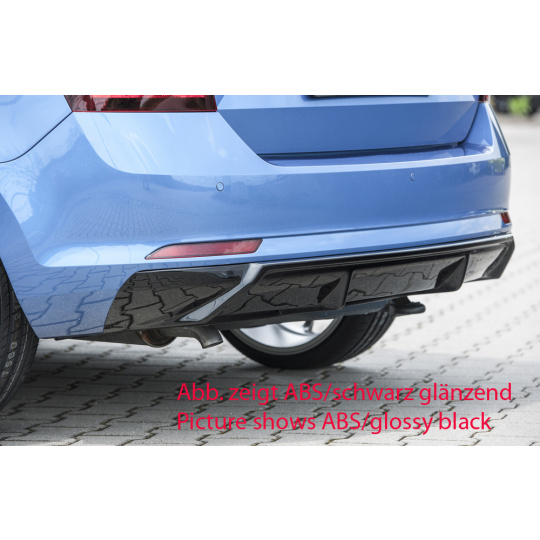 Rieger vložka zadního nárazníku pro Škoda Rapid NH spaceback vč. faceliftu, plast ABS s povrchovou úpravou Carbon-Look, pro vozy s tažným zařízením Rieger vložka zadního nárazníku pro Škoda Rapid NH spaceback vč. faceliftu, plast ABS s povrchovou úpravou Carbon-Look, pro vozy s tažným zařízením