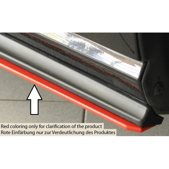 Rieger spoiler pod boční práh mont. strana pravá pro Volkswagen Golf 7 GTD, GTE, GTI 3-dvéř., 5-dvéř. vč. faceliftu, r.v. 02/17-, 04/13-12/16, 05/14-12/16, 06/13-12/16, plast ABS bez povrchové úpravy