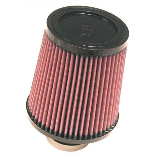 K&N univerzální kulatý zkosený filtr se vstupem 64 mm a výškou 165 mm, gumový vrchlík